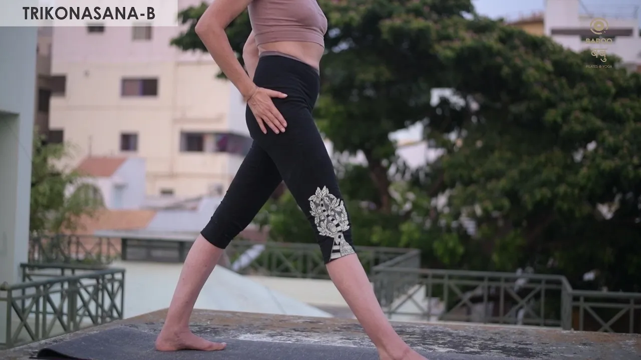 Trikonasana B