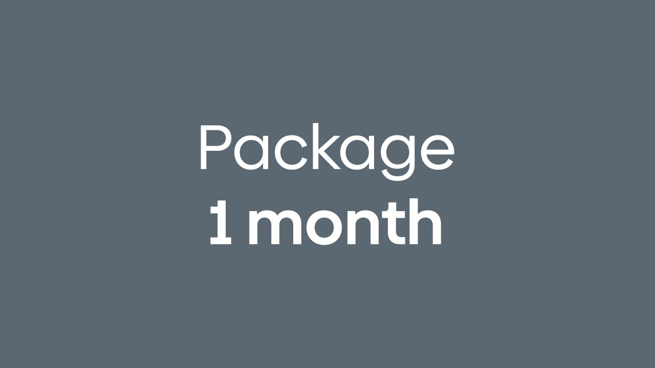 Package 1 month