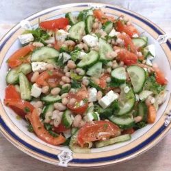 MEDITERRANEAN BEAN SALAD