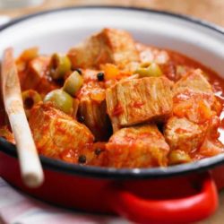 Light Veal Saute With Olives