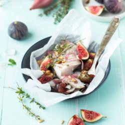 PAPILLOTE OF COD WITH FIGS