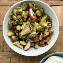 BRUSSELS SPROUTS WITH APPLES
