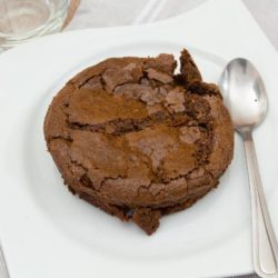 CHOCOLATE COURGETTE FONDANT (BUTTER-FREE)