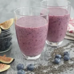 Red fruit and chia seeds