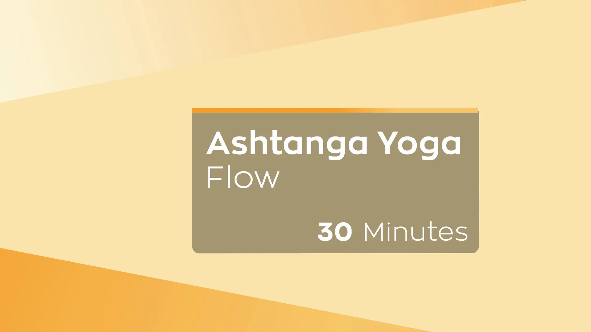 Yoga Flow – 30 Minutes